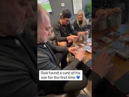 Dad finds his son’s first MLB card 💙
