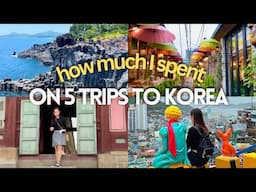 Korea Travel Budget Trip 💸: hotels, food, flights, transportation, tours, shopping + attractions
