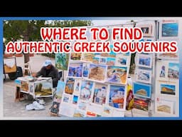 Where to Buy your SOUVENIRS in Greece (Real Local Shops!)