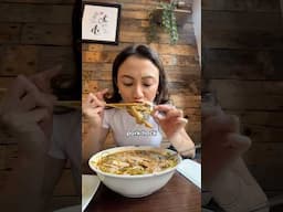 eating vietnamese food in Copenhagen 🤤❤️ bun bo hue #shorts #mukbang