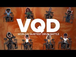 World’s Quietest Drum Battle at NAMM | Roland VQD V-Drums Quiet Design