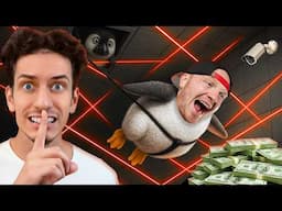 Playing as PENGUINS to ROB a BANK (With Unspeakable & Shark)