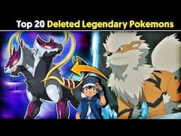Top 20 Deleted Legendary Pokemon|Cancelled Legendary Pokemon|Unseen Legendary Pokemon|Hindi