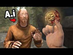 Skyrim VR but I flip a coin to torture AI...