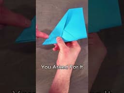 Furthest Flying Paper Airplane - SLOW - 😃✈