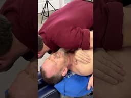 His Back Was Waiting For These CRACKS! Painful Pops Bring Relief #chiropractic #shorts