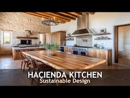 Eco-Friendly Hacienda Kitchen Design: Beauty That Lasts