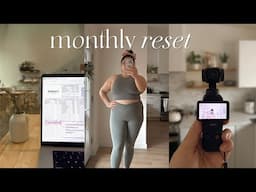 FEBRUARY MONTHLY RESET | goals & intentions, budget, dji osmo pocket 3