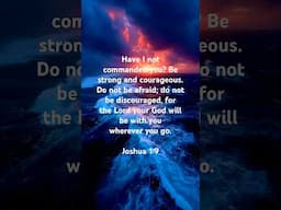 🇮🇱 Joshua 1:9 ✝️ #ThankYouYHWH #ThankYouYeshua #ThankYouHolySpirit #Jesus #Yeshua #HaMashiach #God