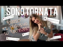 "ODDIO TI SEGUIVO SU YOUTUBE" | Sono tornata