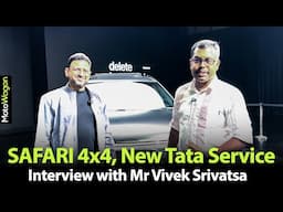 Tata Safari EV with 4WD and New Tata Service | Vivek Srivatsa | Tata Harrier.ev | MotoWagon.