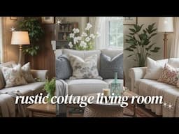 Cozy Cottage Living Room Small Space Decor Tips! 2025