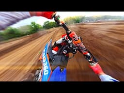 WIDE OPEN Pro Qualifying Laps in the Pouring Rain!