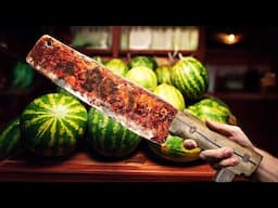 Restoring a MASSIVE Butcher's Cleaver – Insane Transformation!