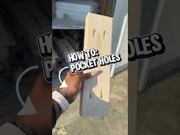 If you can use a drill then you can make pocket holes! #diy #kregjig