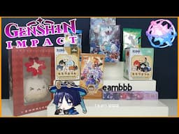 GENSHIN IMPACT UNBOXING! Melusine mini figures Mochikororin Plushies Trading Cards and more