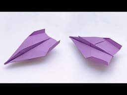 How To Make Paper Mini Toy Plane | Cool Design Paper Aeroplane | DIY Back To School Projects