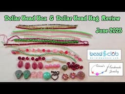 Dollar Bead Box & Dollar Bead Bag Review | June 2025 #dollarbeadbox #beading #diybeadedjewelry