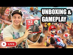 UNBOXING the Nintendo Switch 2, Pro Controller + Initial Gameplay of Mario Kart World & More