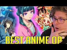 First Time Reacting to Top 40 Anime Openings - Winter 2025