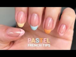 Spring Nails 2025 🌸 DIY Pastel French Tips