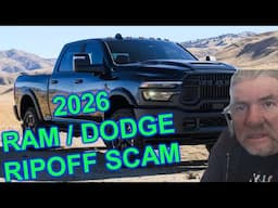 2026 RAM DODGE TRUCKS Are Insane And OVERPRICED Piles Of SH*T 😡😡😡