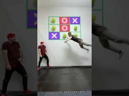 Parkour tic tac toe 🤯 vs @Matt.Larose