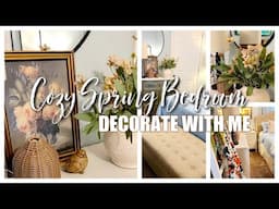 NEW! SPRING DECORATE WITH ME || COZY SPRING BEDROOM IDEAS || ROBIN LANE LOWE