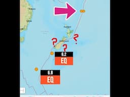 6.8 and 6.2 Earthquake South of New Zealand. Larger movement likely for New Zealand soon. Tuesday
