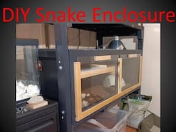 DIY Snake Enclosure from Scrap