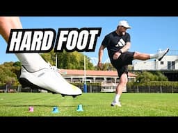 Show Your Players This! Hard Foot For Kicking