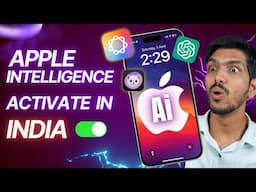 How To Enable Apple Intelligence In India - iPhone iOS18.4  - Apple Intelligence Kaise Use Kare