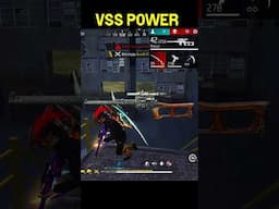 This VSS is Unstoppable 😱🔥 1vs4 Clutch #badge99 #freefire