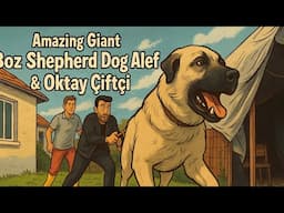 Amazing Giant Boz Shepherd Dog Alef & Oktay Çiftçi