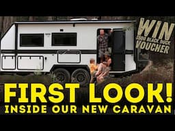 🎉Picking Up OUR NEW Hybrid Caravan | BOLD NEW INTERIOR STYLE!🎉