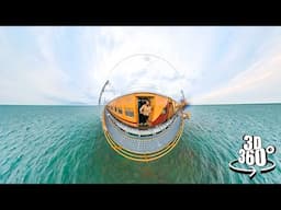 Train Journey to Rameswaram Over Pamban Bridge | 360° 3D Video