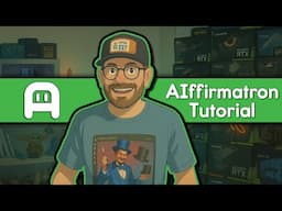 AIffirmatron in action! How to use AIffirmatron in vMix. AI generated content?
