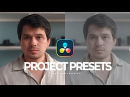 How To Establish NEW DEFAULT PROJECT SETTINGS in DaVinci Resolve