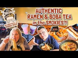 Did We Find REAL Asian Fusion and Boba in the Smoky Mountains? You Gotta See Tiger Mom Boba Bar!
