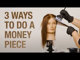 3 Ways to Do a Money Piece | Blonde Hair Color Trends and Techniques | Kenra Color