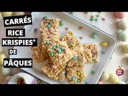 CARRÉS RICE KRISPIES® ultra moelleux, aux petits oeufs de Pâques (mini eggs)