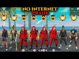 No Internet Prank 🤣| FREE FIRE FUNNY GAMEPLAY | NADIYA FF