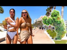 BUSHMAN SCARE PRANK AT THE BEACH 2025!