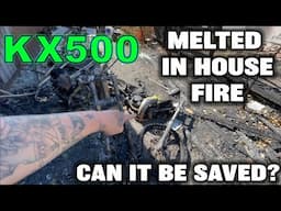 KX500 Burnt to the ground! Can We Bring It Back?