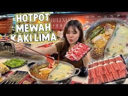MAKAN HOTPOT MEWAH DI TENDA PINGGIR JALAN, DAGINGNYA KUALITAS BINTANG 5!