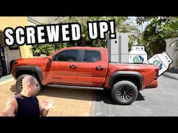 Hauling in the Tacoma can be a disaster!