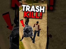 Kill NPCs using Trash Bag In GTA Sanadreas #gta #gtamyths #awesomegenome