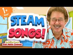 STEAM Songs! | Over an Hour of Fun Science, Technology, Engineering, Arts, and Math! | Jack Hartmann