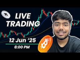 Crypto Live Trading | BTC, ETH, and Altcoins | Crypto Futures | 12 June - CoinDCX