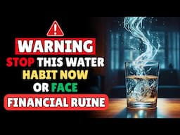 Warning Never Drink Water This Way – It Attracts Poverty, Ruin, and Bad Luck Buddhism Philosophy
